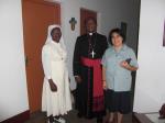 Breve encuentro con el Sr. Obispo en nuestra comunidad, junto con otras religiosas